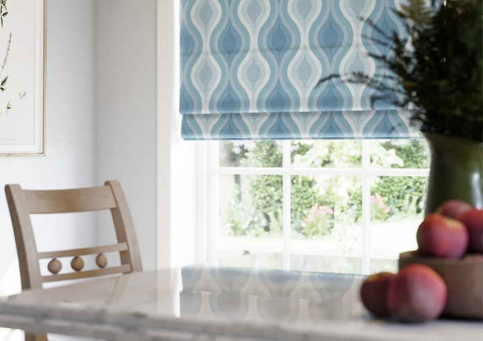 Deco, Peacock - Roman Blind - Image 5